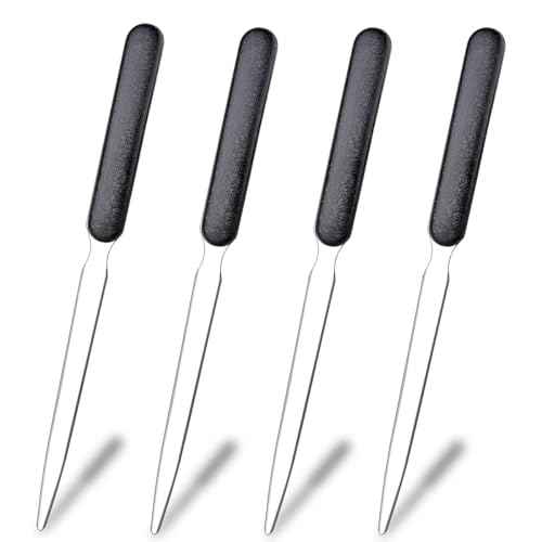 4Pcs Stainless Steel Letter Opener Knife, Lightweight Mail Slitters, Office & Home Use