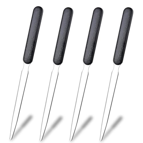 4 Pack Stainless Steel Letter Openers - Office & Home Mail Slitters
