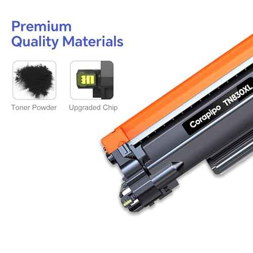 TN830XL TN 830XL 830 Toner Cartridges 2Pack Compatible Replacement for Brother TN830 XL/V/R TN830XL Toner Work with Brother HL-L2405W HL-L2460DW DCP-L2640DW HL-L2400D MFC-L2820DW £¨2 Pack£©