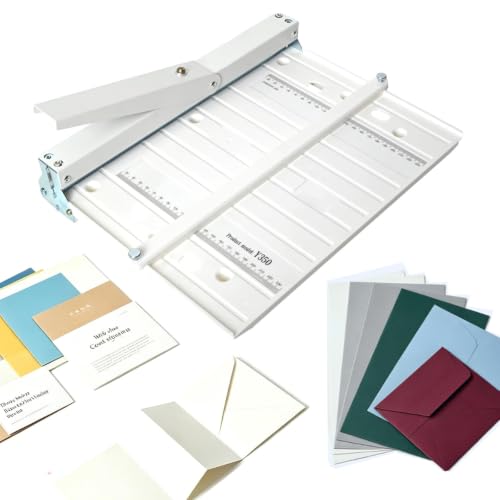 13-inch Foldable Paper Creaser for A3 & A4 Cardstock - Manual Office & Craft Tool