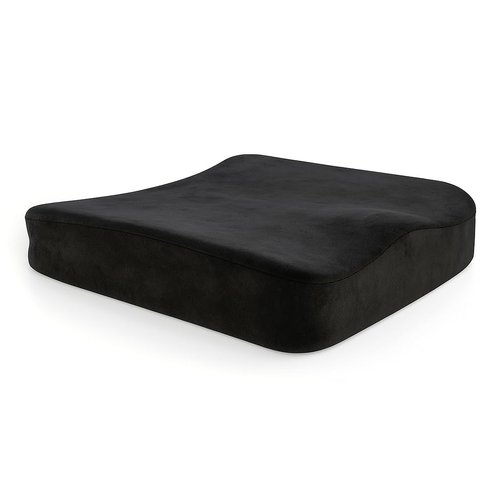 Aeris Large Seat Cushion for Office Chairs - Ergonomic Memory Foam Chair Cushion for Enhanced Comfort During Long Hours of Sitting &Driving - Ideal for Car&Truck Seats,Wheelchairs -With Washable Cover