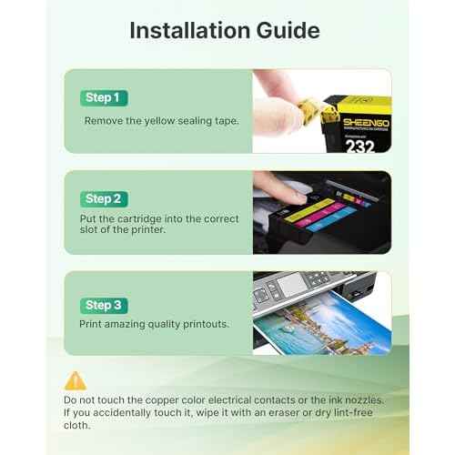 232XL Ink Cartridges Combo Pack Remanufactured Replacement for Epson 232 Ink Cartridges for Epson 232XL 232 XL T232 use for Epson XP-4205 XP-4200 Workforce WF-2930 WF-2950 Printer (5 Pack)