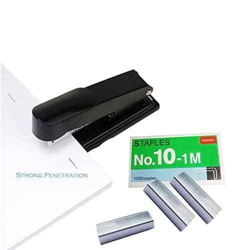3000pcs No.10 Staples, for Max HD-10D,Swingline Tot Mini Stapler, and Other Mini Stapler Using No.10 Staples(Smaller Than Standard Staple).Silver