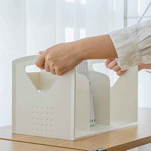 2 Pack Desk Book Shelves Small Desktop Bookshelf F Magazine Holder for Home School and Office