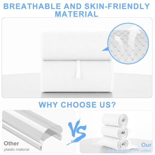 PregSpag 3Pcs White Furniture Edge Protector Strips - Breathable Mesh, Machine Washable, Easy Install