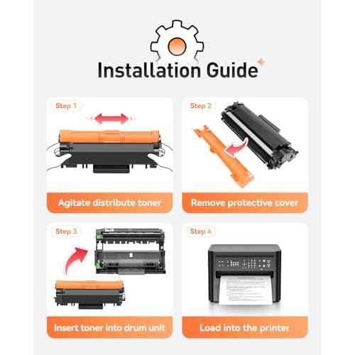 TN730 Toner Cartridge Replacement for Brother TN730 TN760 TN-730 TN-760 High Yield Black Cartridge MFC-L2710DW MFC-L2750DW HL-L2350DW HL-L2370DW HL-L2395DW HL-L2390DW DCP-L2550DW MFC-L2690DW Printers