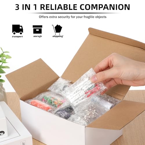 300 Pcs Self-Adhesive Bubble Shipping Bags 2x3.15 Inches Bulk Pack Frienda