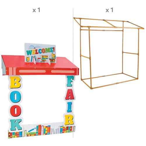 Fun Express Book Fair Tabletop Hut with Frame - 6 Pc
