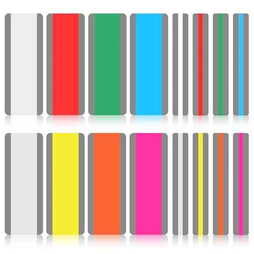 16 Pieces Guided Reading Strips with 2 Sizes, Colored Overlay Dyslexia Tools for Kids and Teacher Supplies, Highlight Bookmark Line Readers for Students and Teacher Must Have