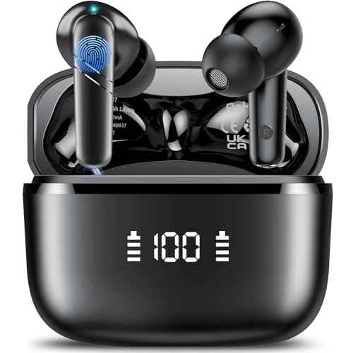 AI Translation Earbuds Real Time, 144 Language Translator Earbuds 3-in-1 Translation Headphones for iPhone and Android with 6 Translation Modes, Translating Device for Travel/Business/Learning, Black