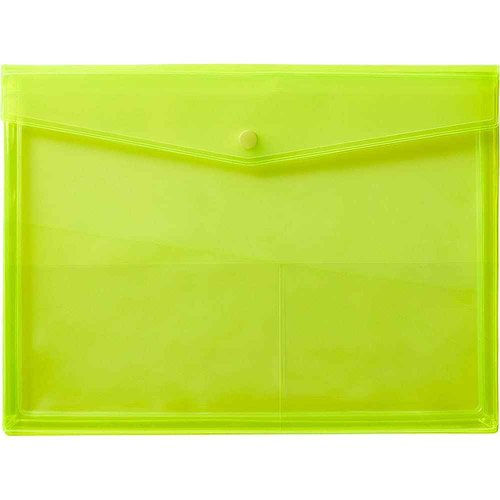 King Jim CH5366T Bag-in-Bag Cheer Bag, A4, Yellow