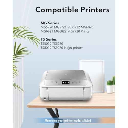 PGI-270XL CLI-271XL High Yield Ink Cartridge (6Pack) Value Pack Compatible Replacement for Canon 270 271 Ink Cartridges to use with MG7720 MG5720 MG5721 MG5722 MG6820 MG6821 TS6020 TS9020 Printer