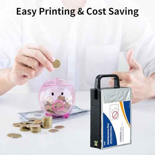 HEG SJMB6000/6500 Maintenance Box C33S021501 for Colorworks CW-C6000A CW-C6000P CW-6030A CW-6030P CW-C6500A C6500au CW-C6500P Series Inkjet Lable Printer(1 Pack)