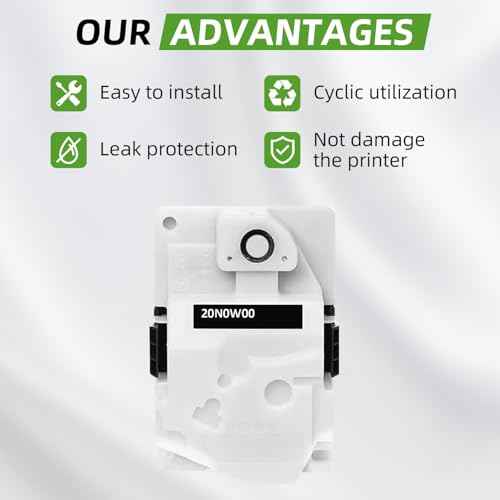 20N0W00 Waste Toner Container Replacement for Lexmark 20N0W00 Waste Toner Bottle, Compatible with Lexmark C3224dw, C3326dw, CS331dw, CX331adwe, MC3224adwe, MC3224dwe, MC3326adwe Printer (2 Pack)