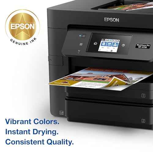 EPSON 802 DURABrite Ultra Ink Standard Capacity Cyan Cartridge (T802220-S) Works with WorkForce Pro WF-4720, WF-4730, WF-4734, WF-4740