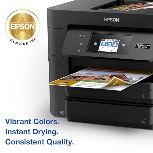 EPSON 802 DURABrite Ultra Ink Standard Capacity Yellow Cartridge (T802420-S) Works with WorkForce Pro WF-4720, WF-4730, WF-4734, WF-4740