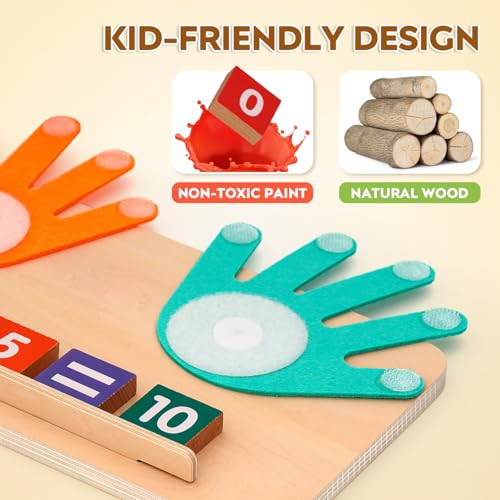 MOTREE Preschool Math Manipulatives Set for Early Learning & Counting