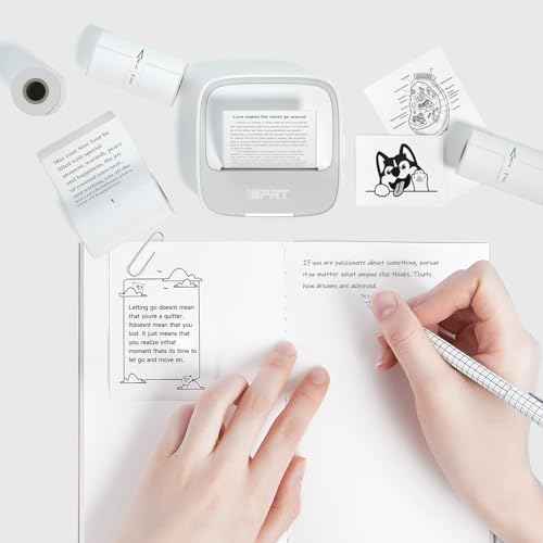 iDPRT Mini Thermal Sticker Paper - (57x29mm, 3.5m/Roll) for Instant Cameras Sticker Printer S1- Refill for Kids' Pocket Printer, Mini Photo Printer Labels, for Photos, to-do Lists, 3 Rolls