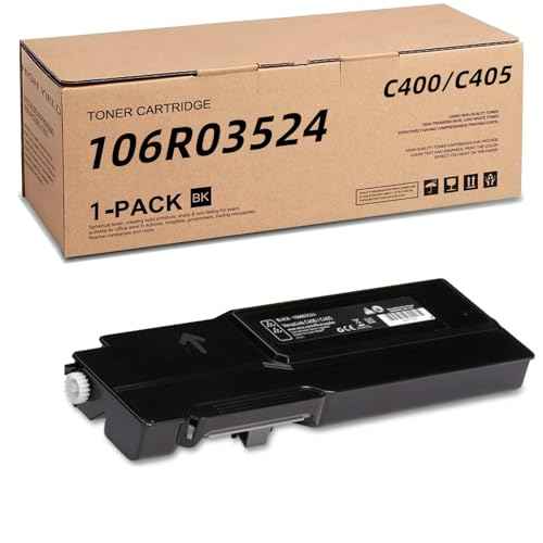 Generic 106R03524- C400 C405 Black Extra High Capacity (10,500 Pages) Toner Cartridge Replacement for Xerox VersaLink C400/C405