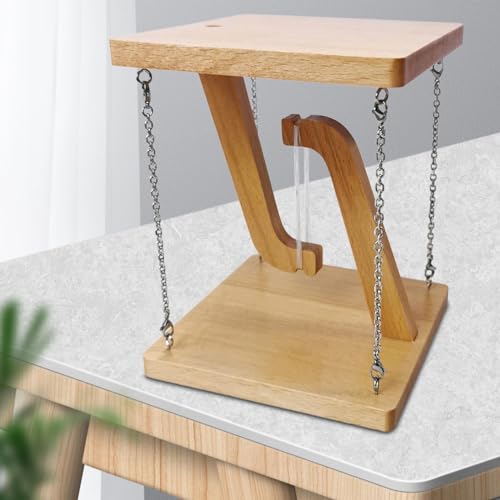 Tensegrity Tabletop Ornament and Speaker/Plant Stand – Wooden Educational Toy
