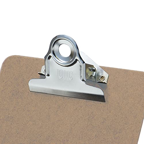 Officemate Memo-Size Clipboard 6 x 9 in with 3 in Clip, 1 Pack, Recycled Wood
