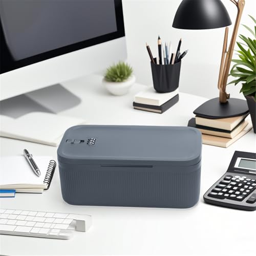 Medication Lock Box, Small Lockable Storage Box Portable Safe