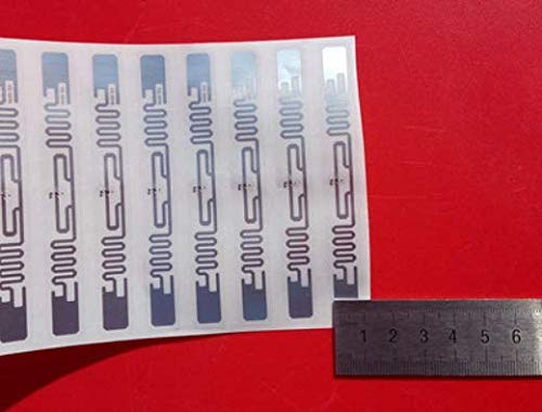 9740 RFID UHF tag Long Distance UHF Passive 915m H4 chip Self Adhesive Note