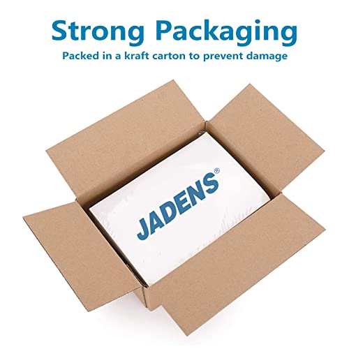 JADENS 4x6 Thermal Shipping Labels - Waterproof, Oil-Proof, 500pcs White Roll for Thermal Printers