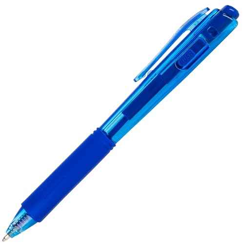 Pentel WOW! Ballpoint Pen, (1.0mm) Medium Line, Blue Ink, Pack of 60, Canister (BK440PC60C)
