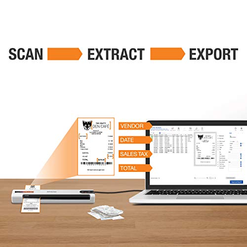 Epson RapidReceipt RR-60 Mobile Document Scanner - Compact, Fast & AI-Enabled