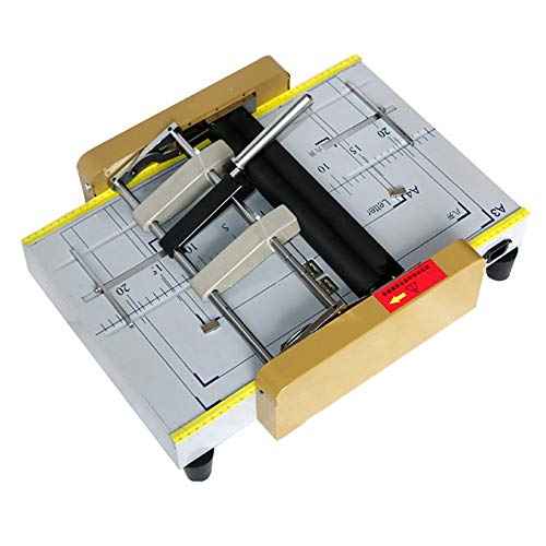 Paper Folding Machine, 11.7" X 16.5" A3 Booklet Making Machine Paper Bookbinding and Folding Booklet Stapling Equipment for Printing Factories and Schools