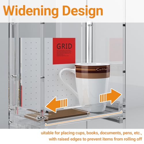 Acrylic Podium Stand 47" with Wheels - Clear Pulpit for Church, Weddings, Concerts, Classes