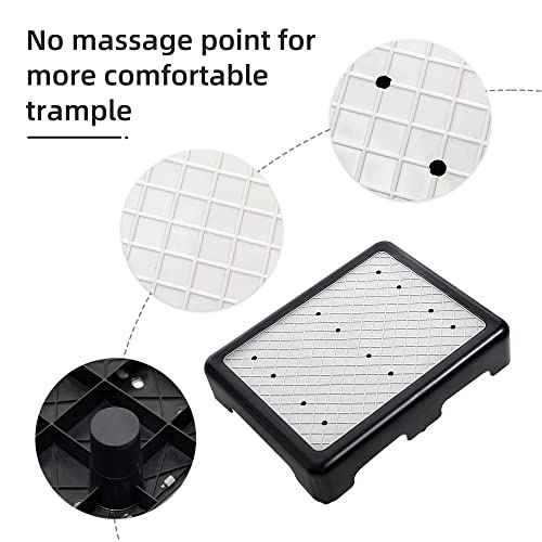 Platform Step Stool Bed Step Non-Slip Rubber Stair Riser Portable Anti-Fall Safety Platform for Elderly and Adults