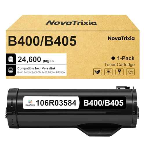 VersaLink B400 B405 Black Toner Cartridge Compatible for Xerox 106R03580 106R03582 106R03584 Toner for B400 B400N B400DN B405 B405DN Laser Printer Ink High Yield 24,600 Pages (Black, 1-Pack)