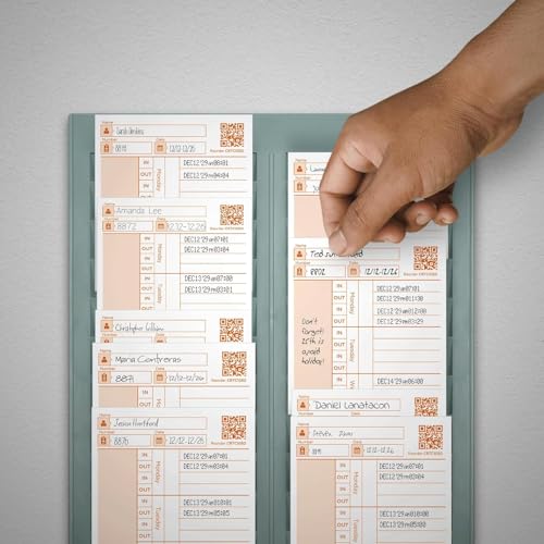uPunch 100 Time Cards for CR1000 Digital Time Clock and Stamp