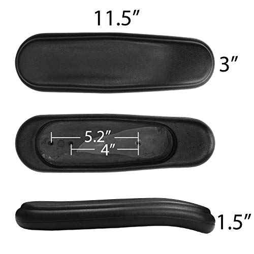 Replacement Office Task Chair Armrest Arm Pads - Pair - S5398