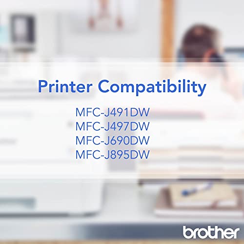 Brother High-Yield Color Ink Cartridges LC3013 3-Pack Cyan Magenta Yellow for MFC-J Series