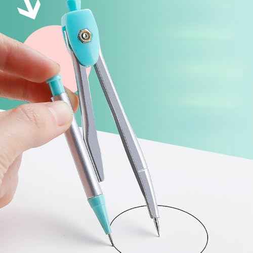 New Compass Ruler Set ? 8-Piece Multifunctional School Supplies, Precise Measurement Tools for Students, Waterproof and Durable
