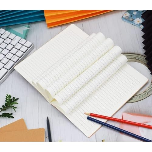 48 Pack Notebook Journals for Travelers, Students and Office, Writing Diary Subject Notebooks Planner with Thick Paper, 60 Pages, 30 Sheets, 8.3x5.5 inch, A5 Size, Travel Journal Set.(Lines)