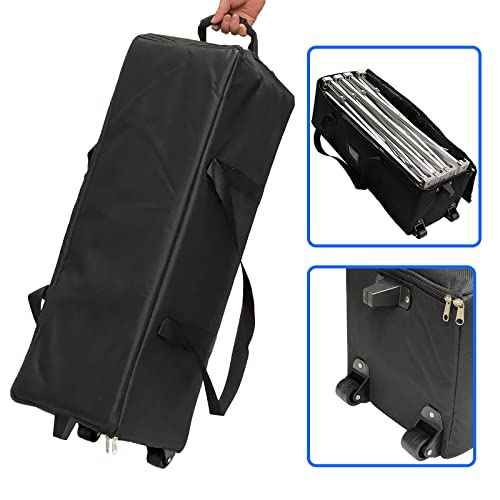 8'x8' Tension Fabric Backdrop Booth Frame Straight Pop Up Display Stand£¬with Carrying Bag for Trade Show, Booth Backdrop, Business, Events Display
