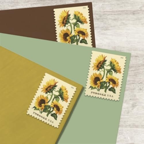 Sunflowers Forever Postage Stamps Booklet of 20 - First-Class Mail 2026
