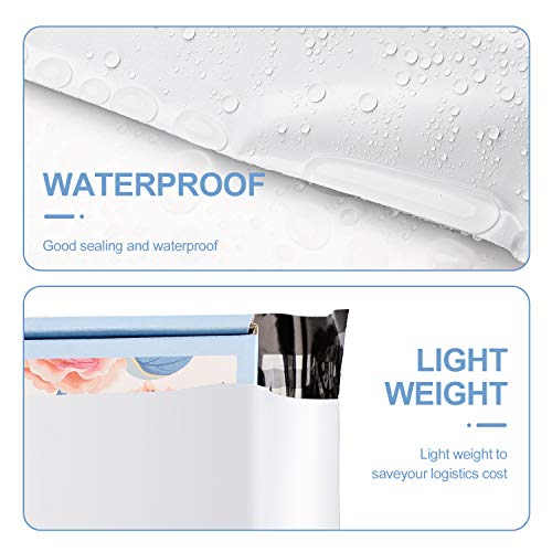 White Poly Mailers 12x15.5 inches - 100 Pack Shipping Bags for Clothes