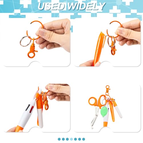 Jecery 150 Pcs Nurse Appreciation Gift Sets Mini Highlighter Pen Set Badge Reel Badge Accessories Tip Highlighter Marker Pen for Nursing Assistant Week 2025 Cna Nurse Week Gifts