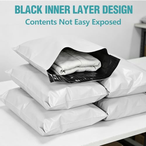 WOW DING Poly Mailers 30 Pcs Self-Sealing Shipping Bags in 3 Sizes