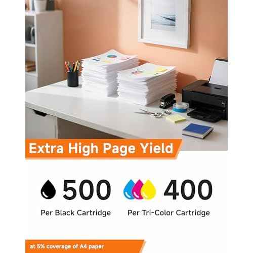 245XL 246XL Ink Cartridges for Canon Ink 245 and 246 PG245 CL246 XL Black Color Combo Pack for PIXMA MX490 TR4520 TS3322 TR4522 TR4500 TS3122 TS3300 MX492 MG2522 TS3100 TS3320 Printer (2 Pack)