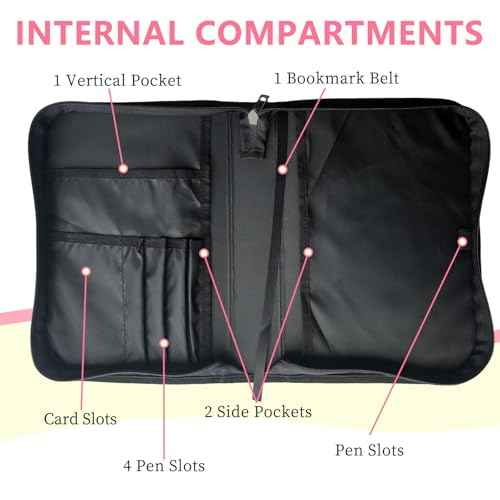 Bible Covers for Women, PU Leather Bible Case with Pockets and Zipper, Large Size Bible Carrying Case Fits Books Up to 10.9" x 7.8" x 1.9¡±, Bible Holder Bag for Girls, Leopard Black Cool Girl
