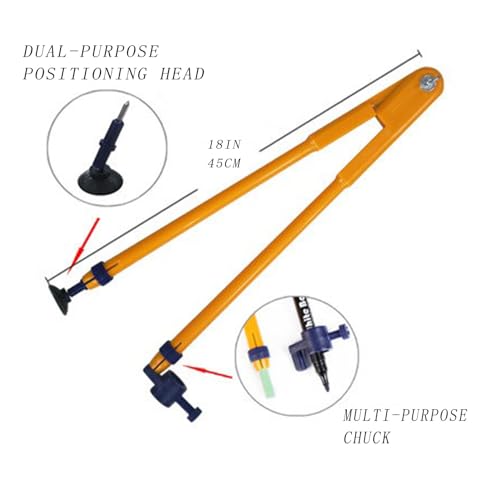 Magnetic Geometry Set on Whiteboard Math Classroom Large Protractor Triangle Ruler Plate Set Compass Drawing Tools for Teacher (5 Pieces)