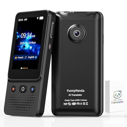 FUNNYPANDA Portable Language Translator Device 138 Languages Wi-Fi Offline Photo