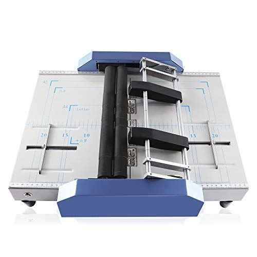 NEWTRY Saddle and Flat Booklet Making/Stapling Machine A3 Size Pamphlet Stapler Paper Folding Machine 2 in 1