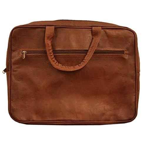 15.6-Inch Leather Laptop Sleeve for MacBook Pro Air 15-inch, 15.6-inch Laptop - Brown